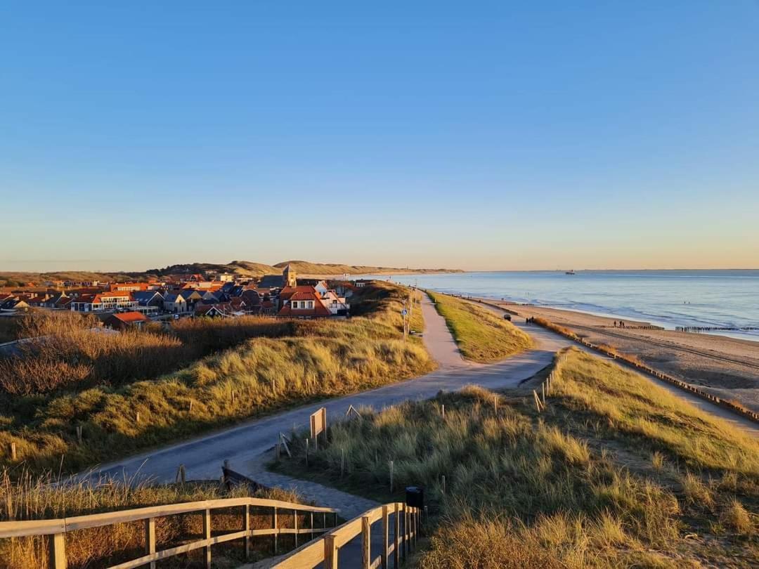 Luxe 4-Persoons Vakantiewoning Aan Zee Zoutelande Exteriör bild